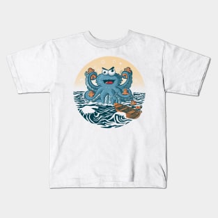 Kraken Cookie Conquest Kids T-Shirt